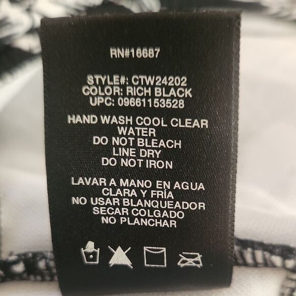 Catalina Black and White One Piece Swimsuit - Picture 5 of 6